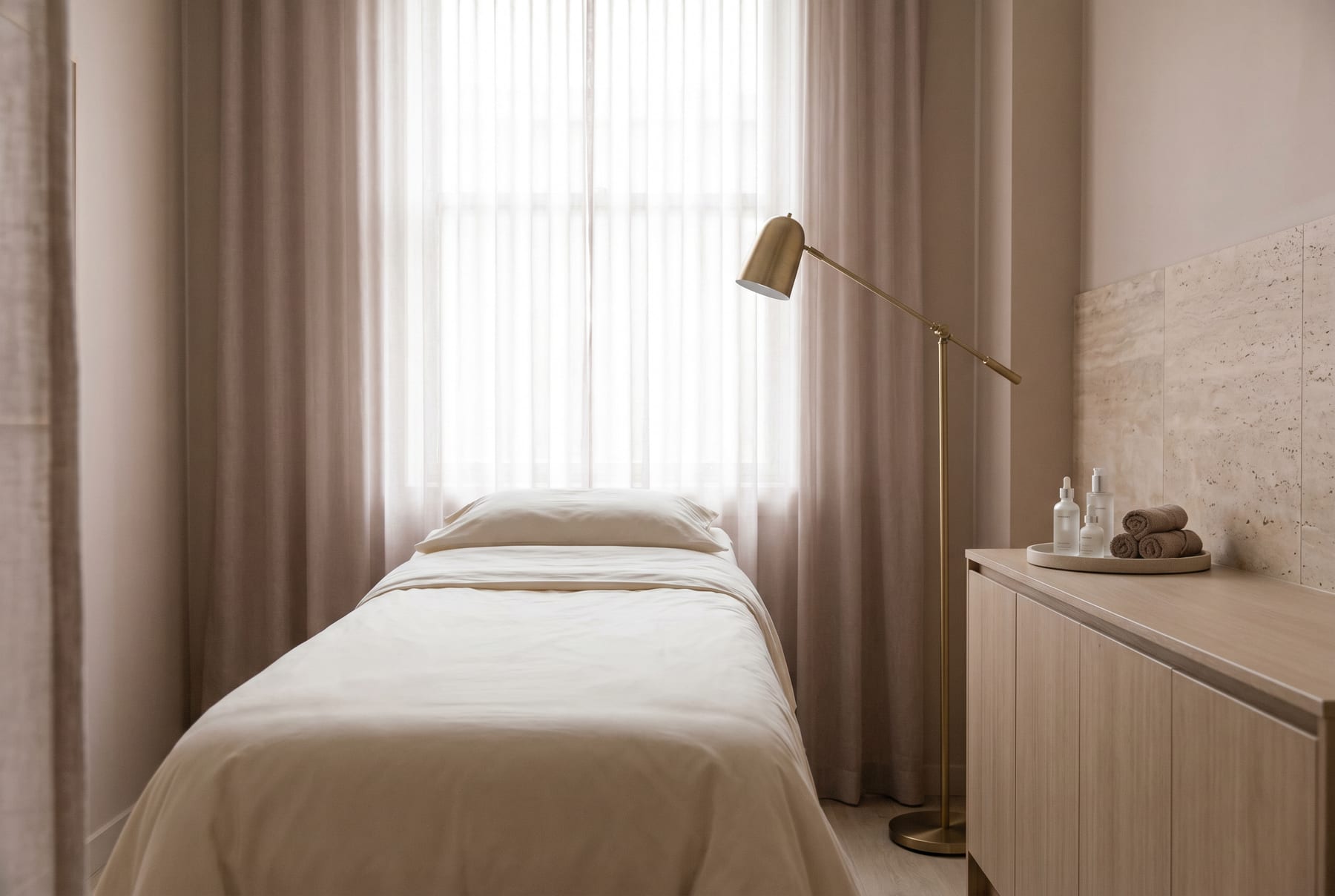 Treatment room at Beauty Shed Hethersett